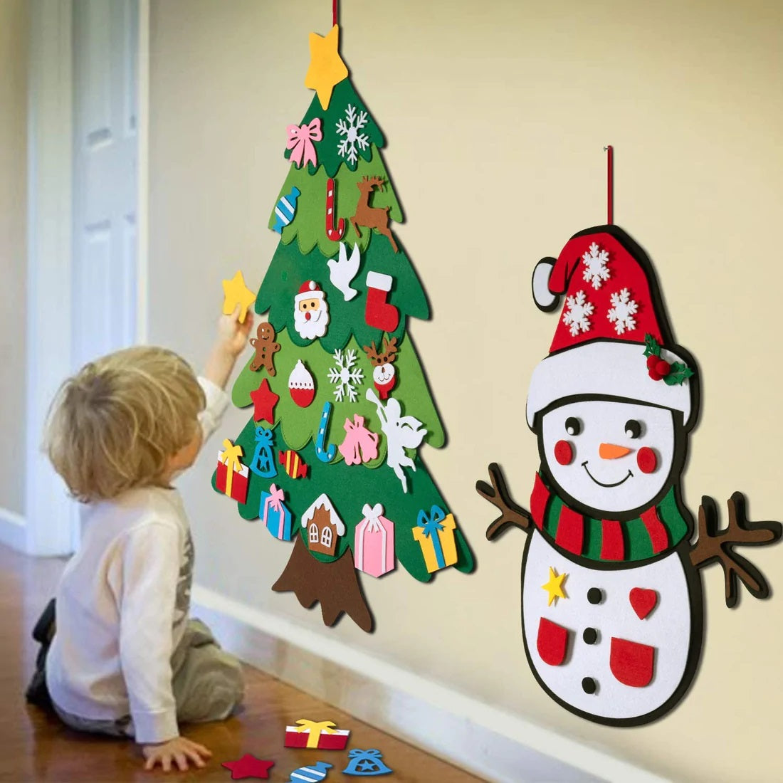 FestiveFelt 3D Christmas Tree Kit