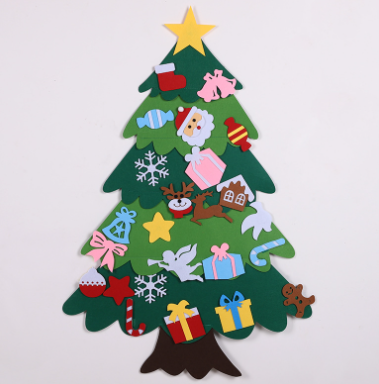 FestiveFelt 3D Christmas Tree Kit