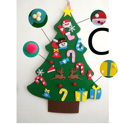 FestiveFelt 3D Christmas Tree Kit